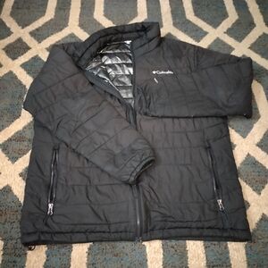 Columbia Omni Heat Black Puffer Men’s Jacket Size L
